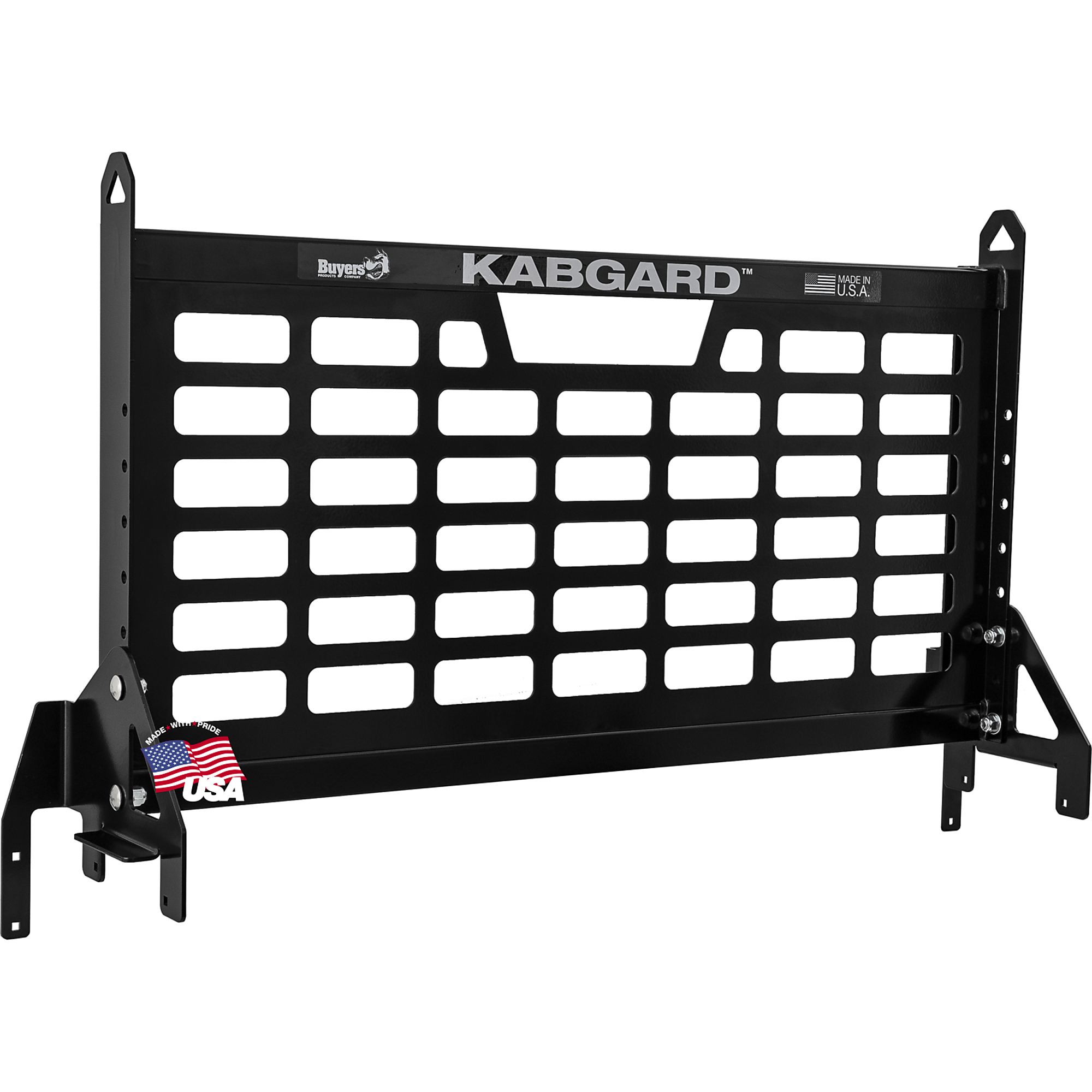 Buyers Products, 49in. Gloss Black Kabgard w/ mounting kit, Color Black, Finish Powder-Coat, Material Carbon Steel, Model# 5404927B